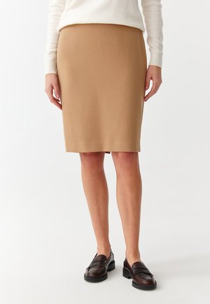 Pencil skirt - beige