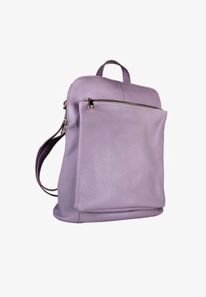 DrachenLeder Backpack - flieder, lila