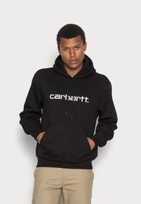 Carhartt WIP HOODED - Majica s kapuljačom - black/white