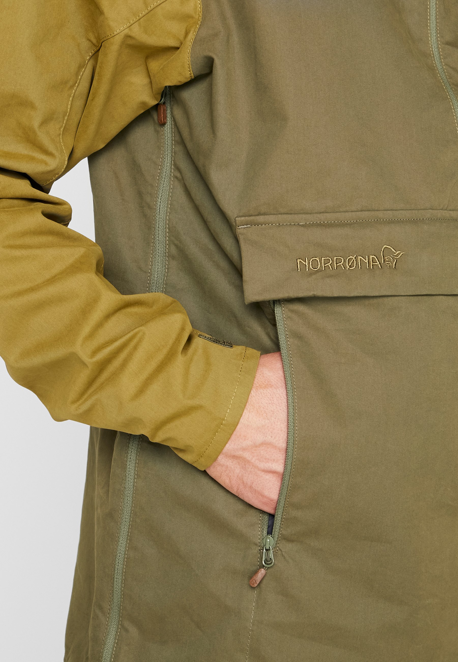 olive anorak jacket