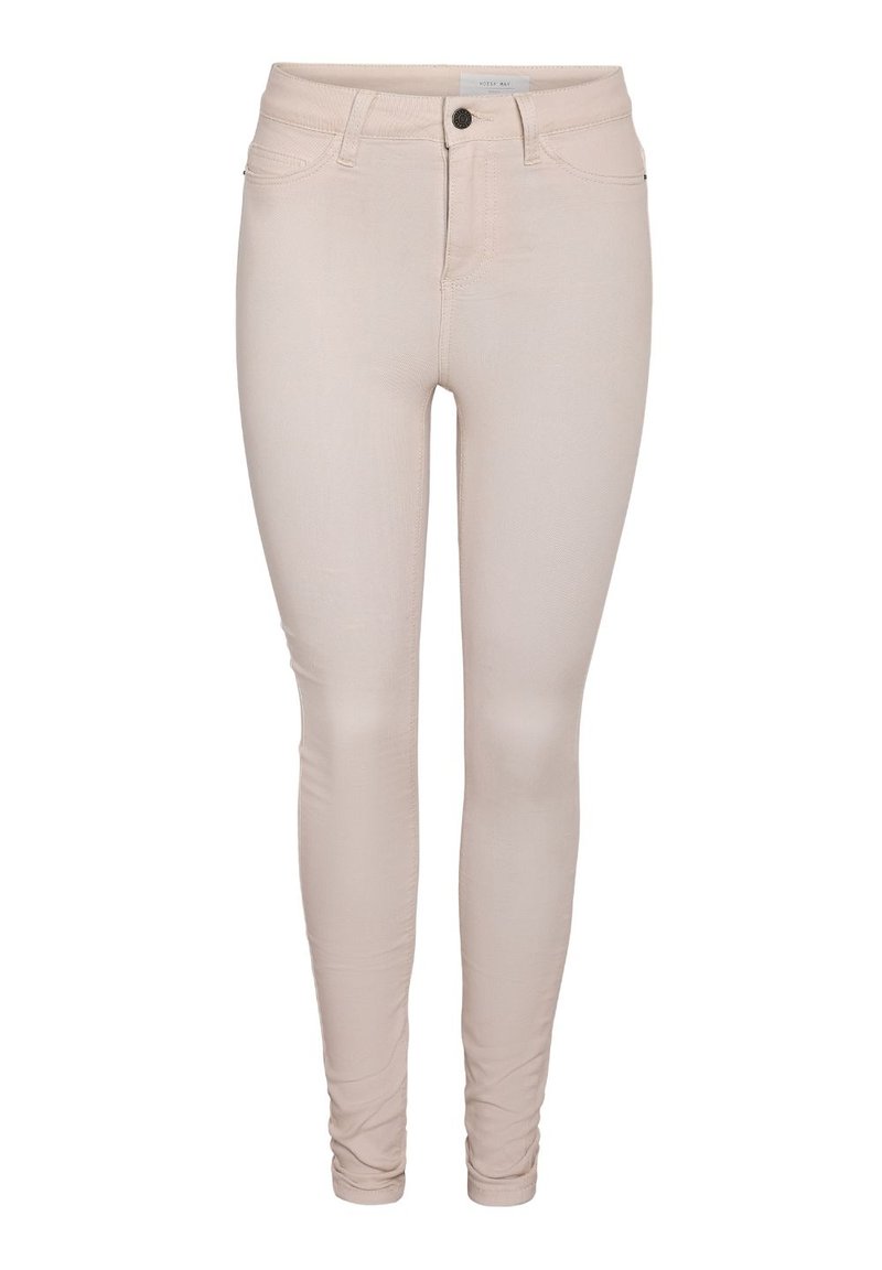 Noisy May Jeans Skinny Fit beige