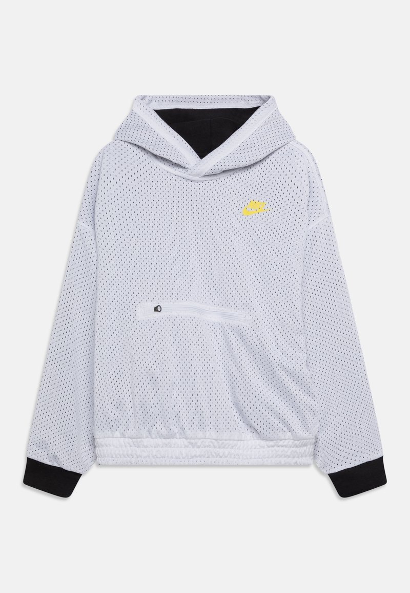 Nike Performance REVERSIBLE UNISEX - Felpa con cappuccio - black/white/yellow