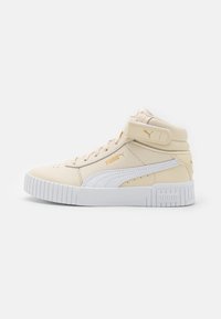 Puma CARINA MID Sneakers alte alpine snow/white/gold/beige
