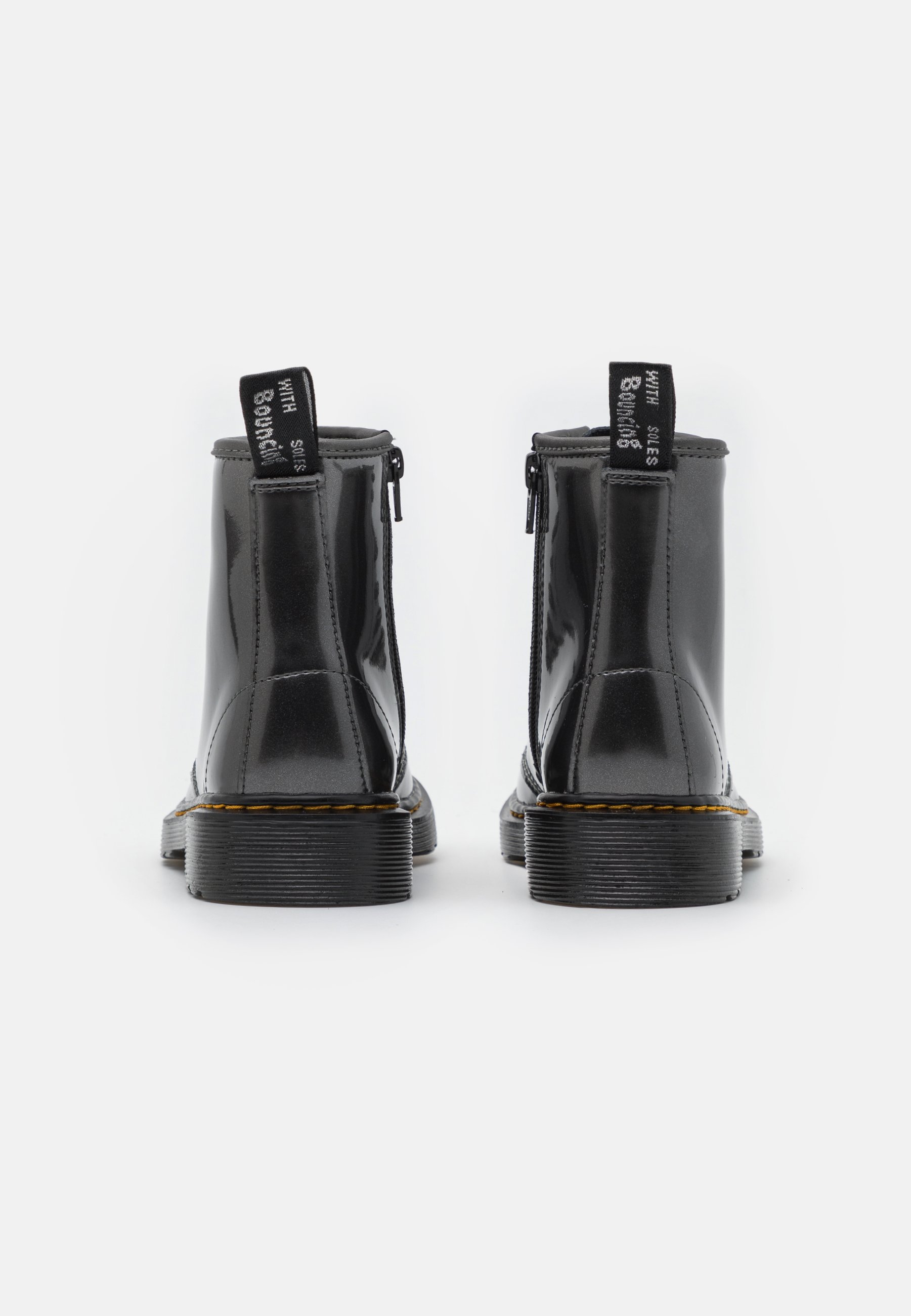 Dr. Martens 1460 Mono Smooth Leather Lace Up Boots in Black Smooth | NEON