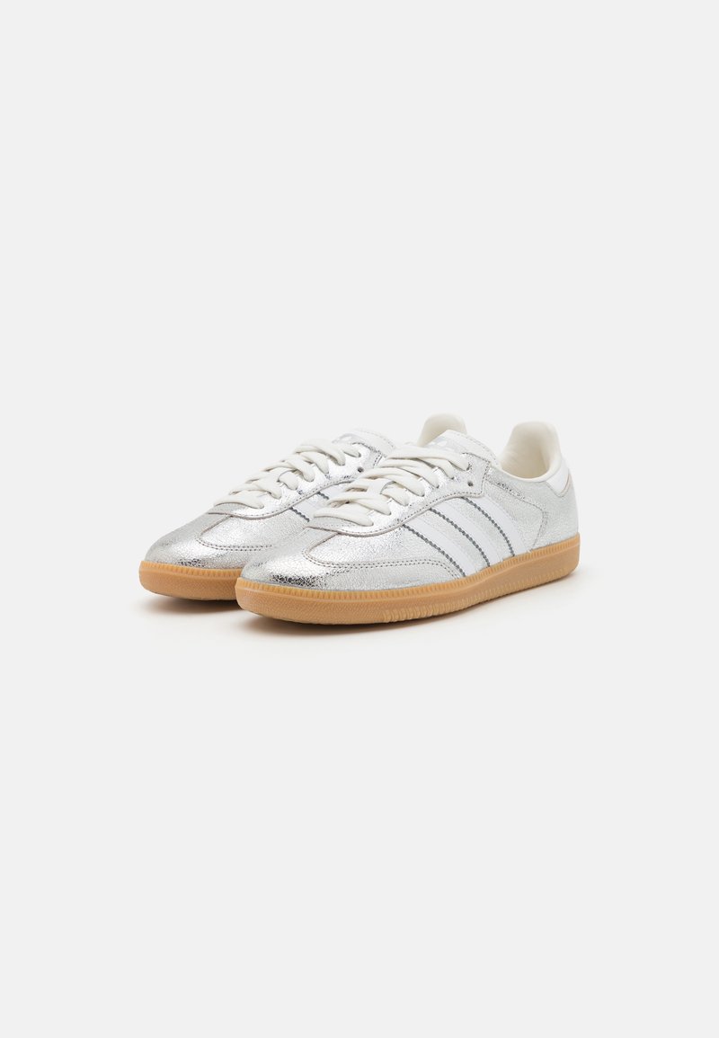adidas Originals SAMBA OG - Zapatillas - silver metallic/footwear  white/core white/plateado - Zalando.es