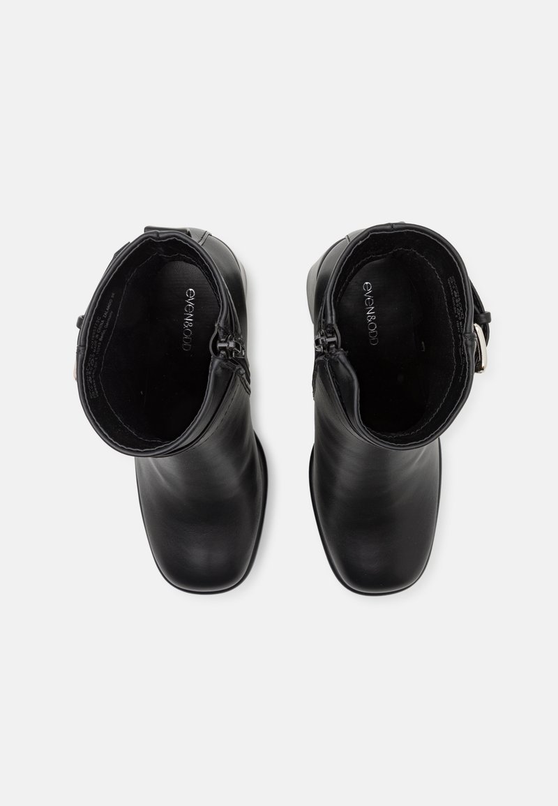 Even&Odd Wide Fit Stivaletti con tacco black/nero (Second hand