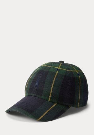 Polo Ralph Lauren, PLAID TWILL BALL CAP UNISEX - Шапка - green navy multi