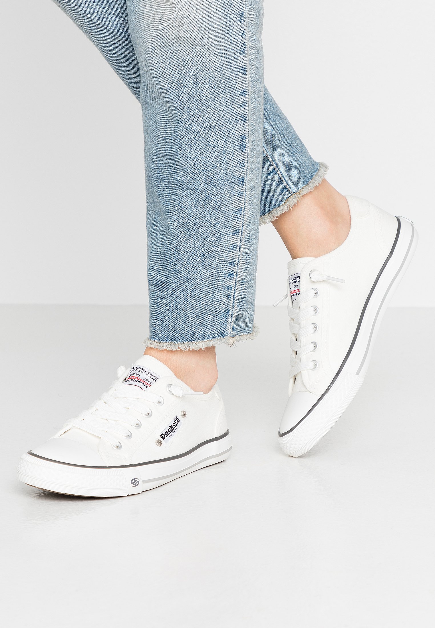 Dockers by Gerli Sneakers laag - weiß/wit - Zalando.be