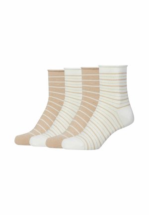 camano STRIPES 4ER PACK - Sokken - offwhite