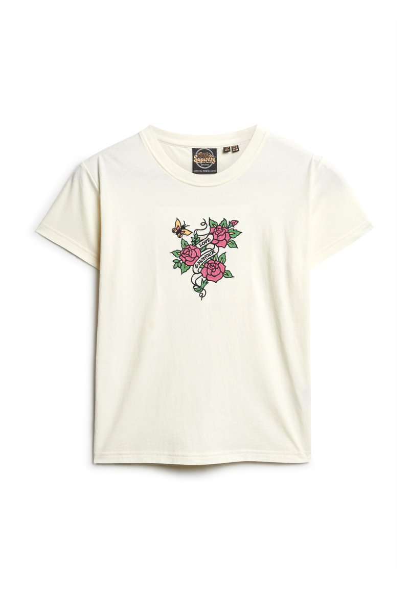 Superdry & Co T-shirt print crème