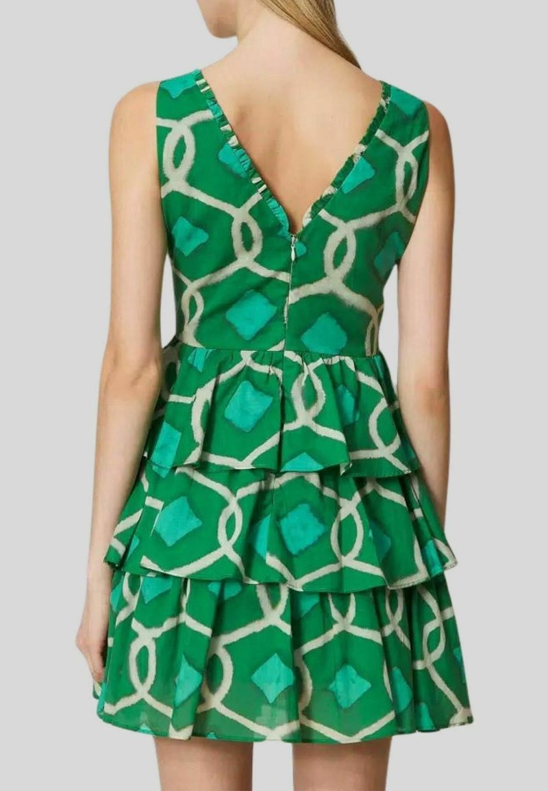 sea green silk dress Marisea Green Plunge-Neck Maxi Dress With Cape-Sleeves – Club L London main image 0