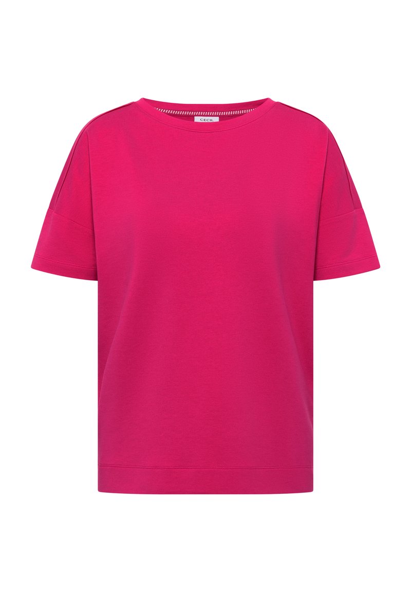 Cecil MIT SCHULTERDETAIL - Camiseta básica - pink/rosa - Zalando.es