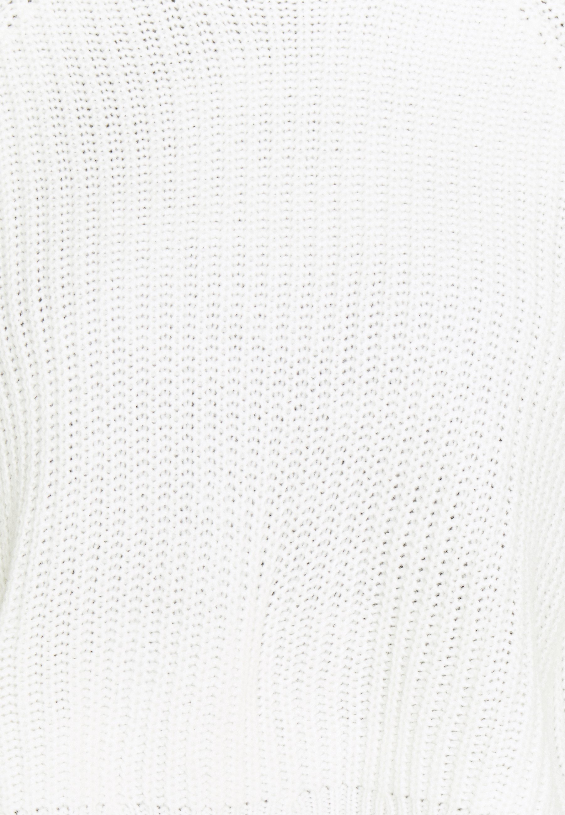 Missguided ROLL NECK BATWING CROP JUMPER Strikkegenser Missguided Petite CROPPED Strikkegenser off white