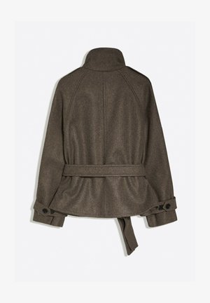 Bershka, FUNNEL-NECK TRENCH JACKET - Übergangsjacke - sand