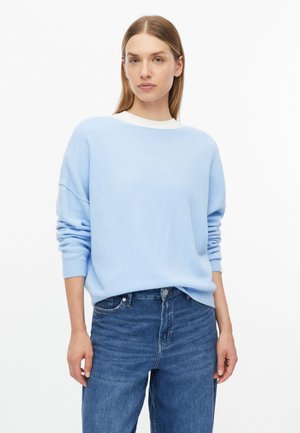 s.Oliver, STRICKPULLOVER - Trui - hellblau