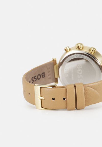 BOSS MAJESTY SPORT - Montre à aiguilles - brown/silver-coloured/white