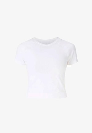 Sweaty Betty, ATHLETE CROP SEAMLESS WORKOUT T-SHIRT - Sport T-shirt - white