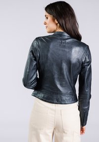 Freaky Nation Leren jas - silverblack