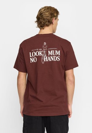APPLICATION - T-shirt print - burgundy