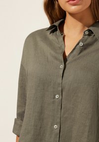 Calzedonia Camicia - grun c green clay