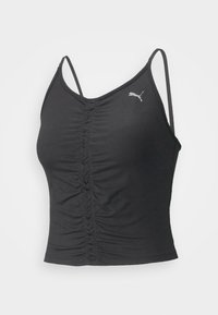 Puma STUDIO FOUNDATION RUCHED TANK - Μπλούζα - puma black