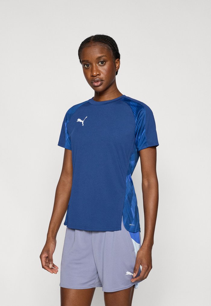 PUMA INDIVIDUALBLAZE - Sports T-shirt - blue jewel/white