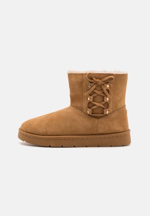 Anna Field Botines - cognac