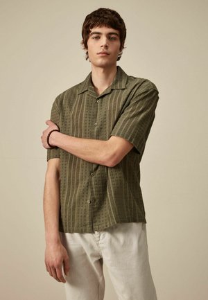 Next BRODERIE SHORT SLEEVE - REGULAR FIT - Marškiniai - green