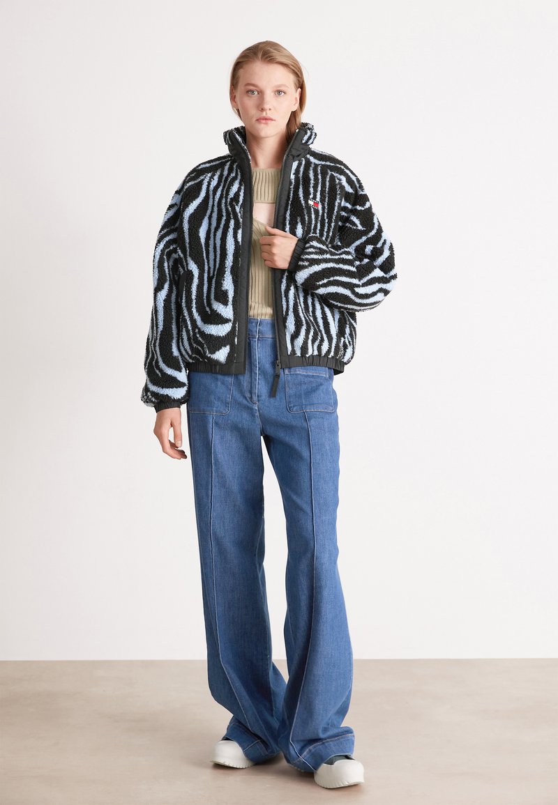 logo tommy jeans sherpa jacket