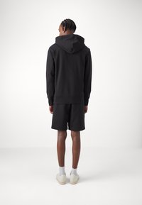 Calvin Klein Jeans INSTITUTIONAL ZIP THROUGH HOODIE - Zip-up sweatshirt - black
