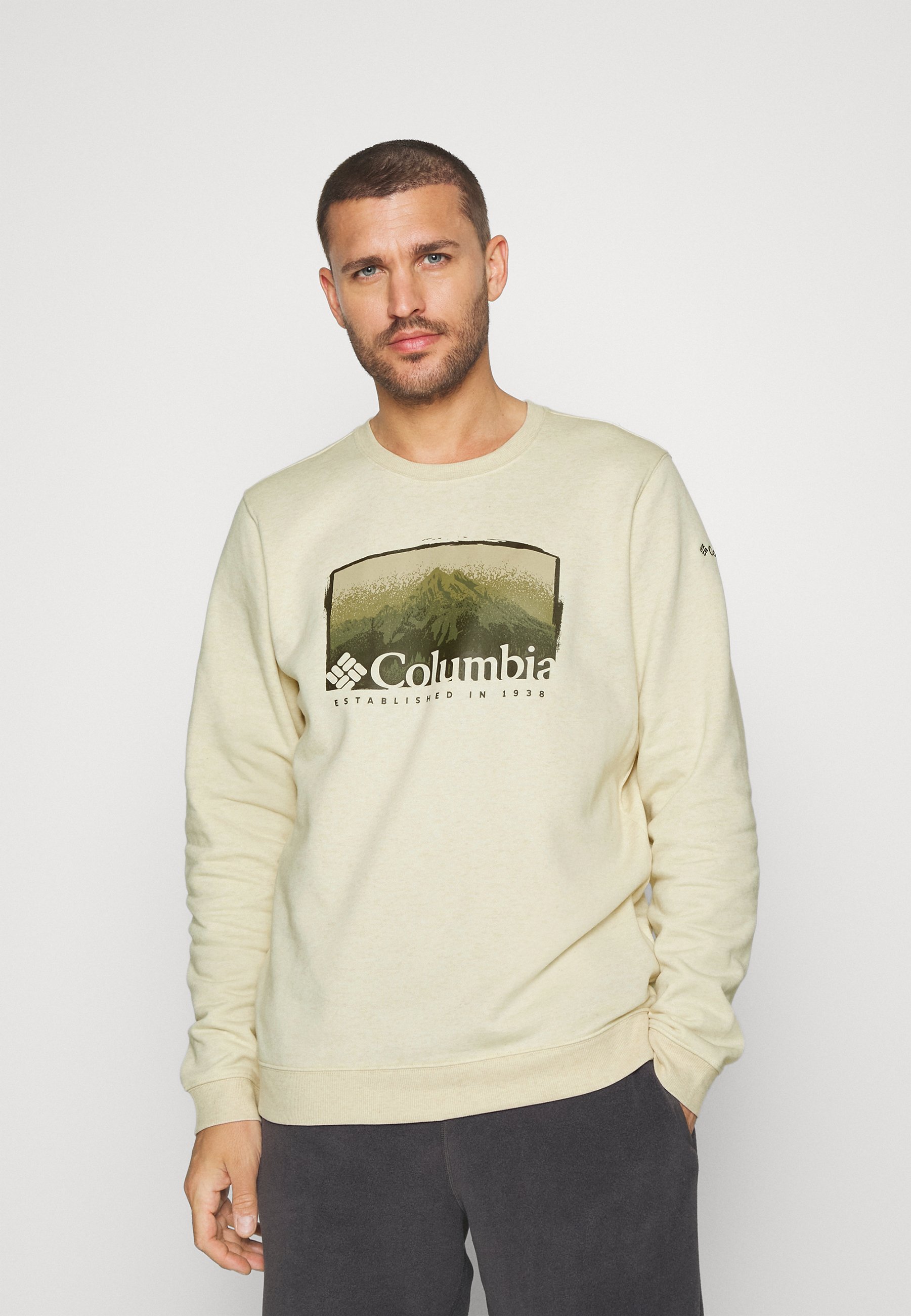 Graphic Crew Columbia Hart Mountain Ii Crew Neck Sweatshirt II