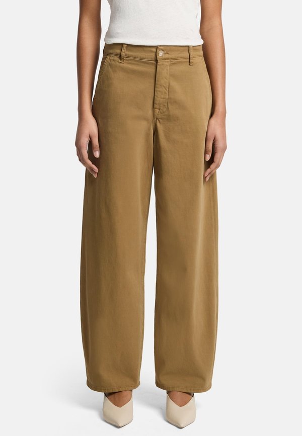 WIDE LEG FIT BONNIE - Stoffhose - beige