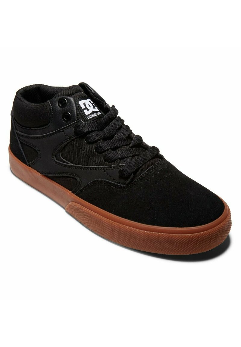 Chaussures De Skate DC Shoes Kalis Vulc Mid WNT - Noir/Marron/Vert 2023, Neuves Avec Boîte