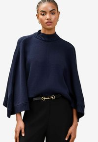 Lipsy BATWING HIGH NECK  - Apmetnis - navy
