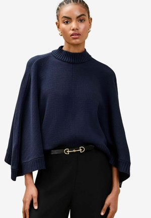 BATWING HIGH NECK  - Pláštenka - navy