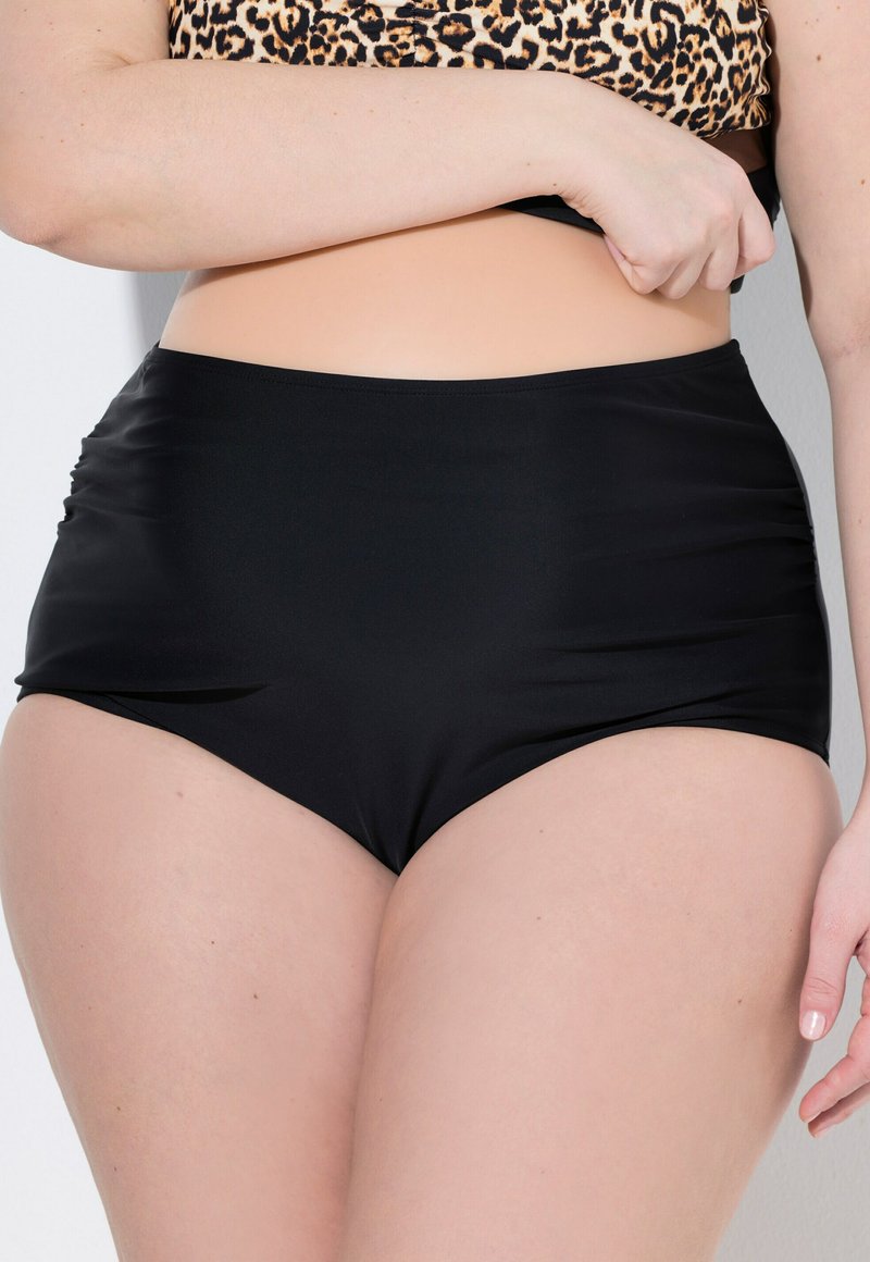 Ulla Popken Badehose Slip - black