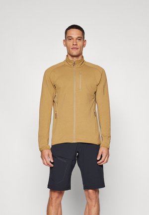 Salomon ESSENTIAL  - Zip-up sweatshirt - antique bronze