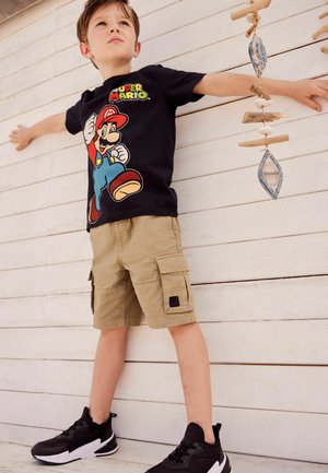 T-shirt con stampa - black mario