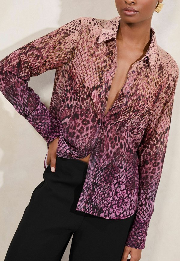 REGULAR FIT PRINTED - Hemdbluse