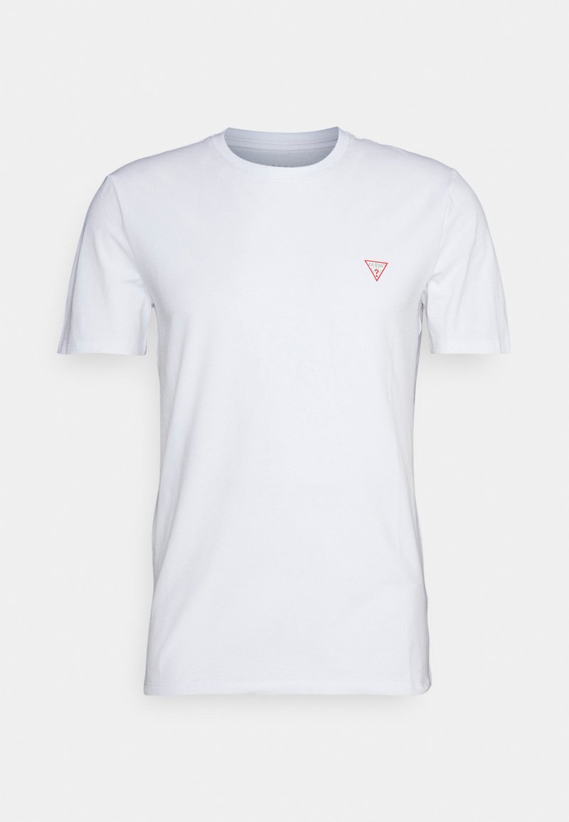 Guess CN SS CORE STR - T-shirt basic - pure white