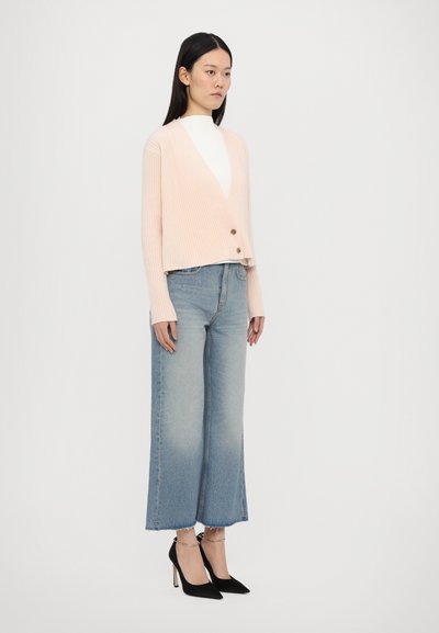 Victoria Beckham WRAP CARDIGAN - Neuletakki - pale peach