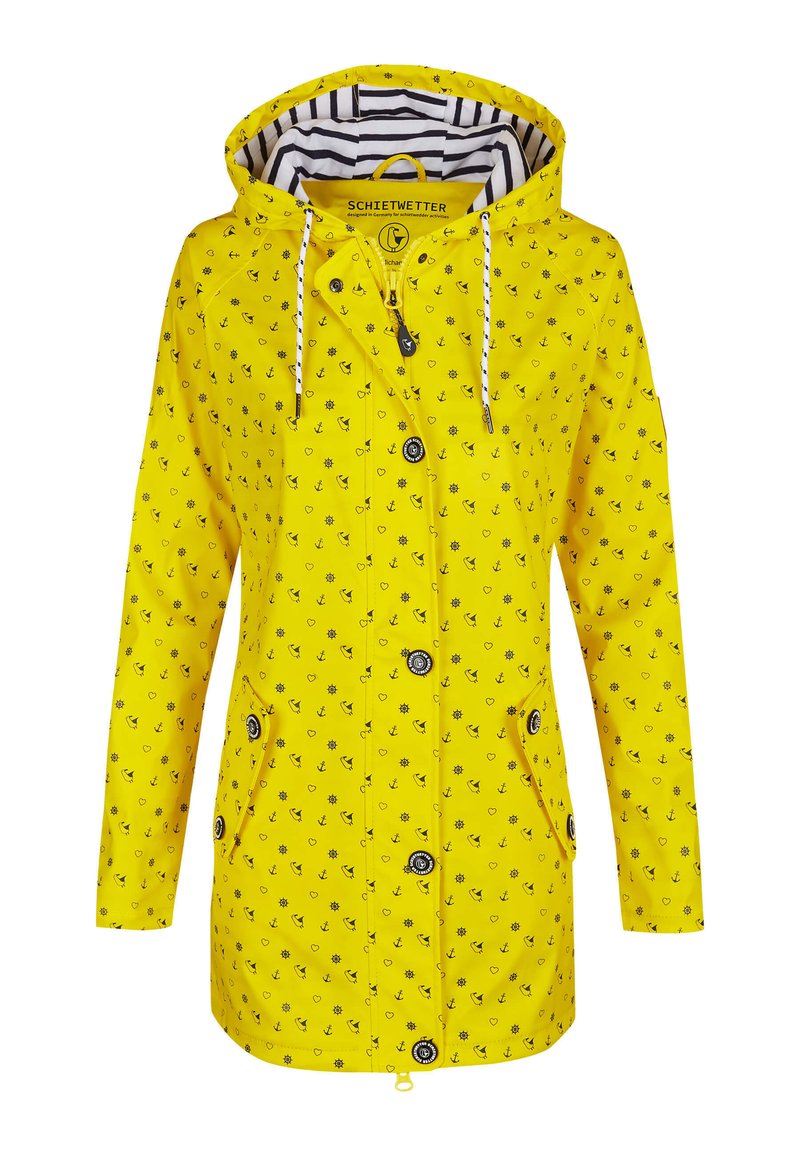Damen Parkas | SCHIETWETTER FRIESENNERZ NORDSTRAND Parka gelb - OA09386 Damen Parkas | SCHIETWETTER FRIESENNERZ NORDSTRAND Parka gelb - OA09386