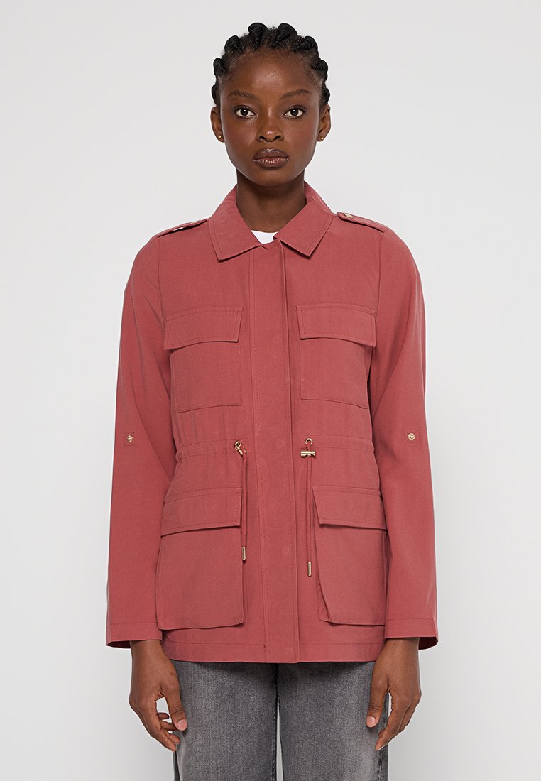 Vero Moda Lichte jas donkerrood