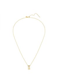 Aukso grandinėlė su delikatesniu dizainu, turinti pakabuką su skaičiais "1" ir "9". Grandinė turi smulkų, tekstūruotą paviršių.