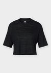 ACTIVE LIGTHWEIGHT CROPPED TEE - T-Shirt basic - black