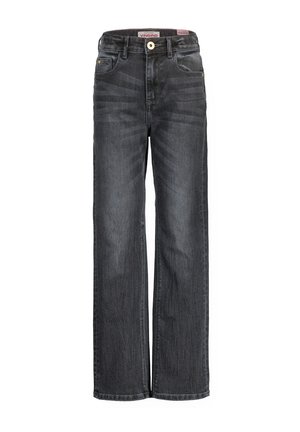 Straight leg jeans - washed black