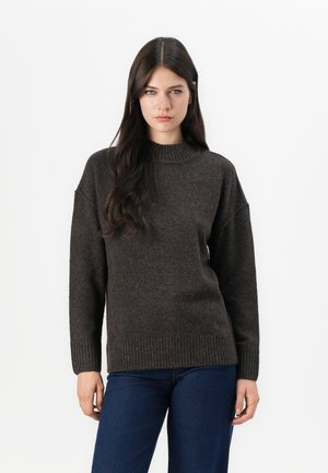 VMILSE HIGHNECK PULLOVER - Svetr - chocolate torte