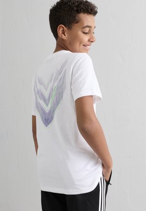 adidas Performance SIGN UNISEX - Marškinėliai su spaudiniu - white