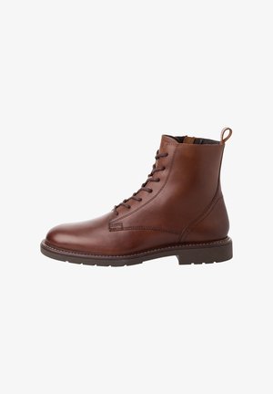 Marco Tozzi BY GUIDO MARIA KRETSCHMER - Lace-up ankle boots - cognac