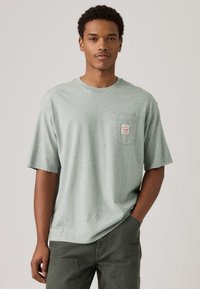 Levi's® Workwear - WORKWEAR TEE - Basic T-shirt - mid tone grey heather Thumbnail Image 1